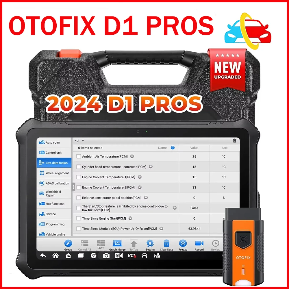 

2024 New OTOFIX D1 PROS Bi-Directional Scan Tool Upgraded of D1 PRO Diagnostic Tools Supports CANFD DoIP 2 Years Update