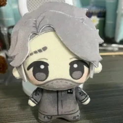 10CM Game Anime Identity V Cosplay Survivors Embalmer Aesop Carl Kawayi Printed Body Soft Plush Adorable Pendant Key Chain Gifts