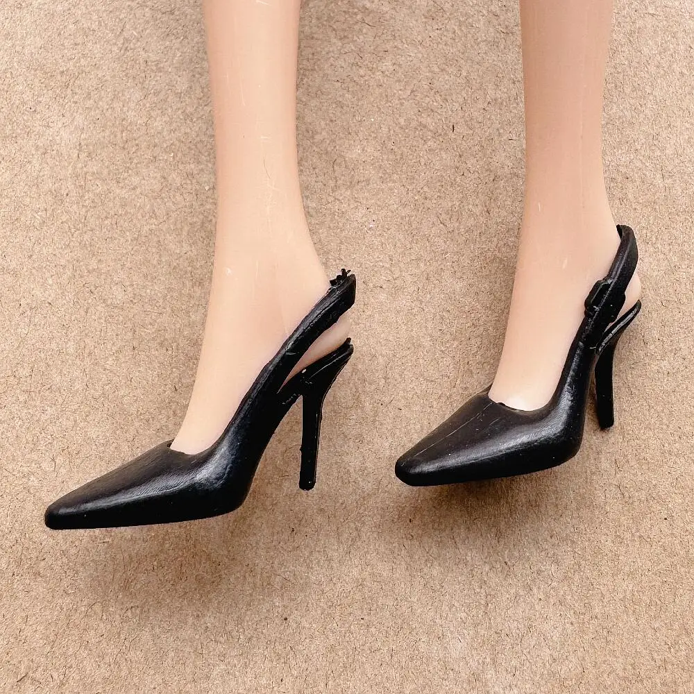 Bunte, sortierte Absatzschuhe (11,5 Zoll) für 30 cm große Puppen, 1/6 Maßstab, Zubehör, Stiefel, Puppenschuhe, Spielzeug – Detail 24