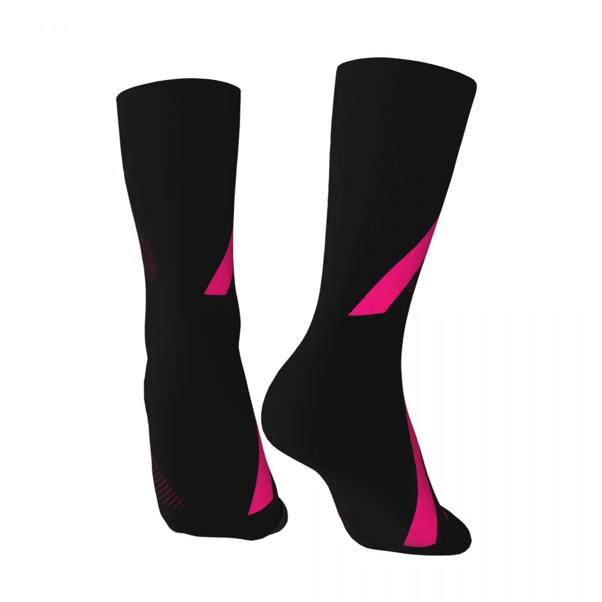 Pink Logo Men's Socks Retro Harajuku Algorand Technologies Street Style Novelty Pattern Crew Sock