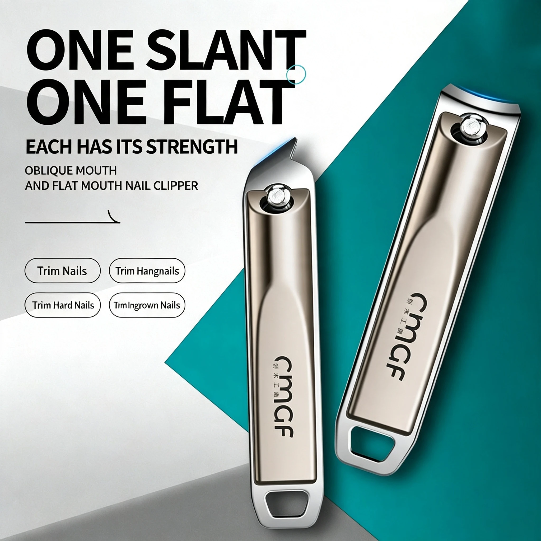 Hand and Foot Care Nail Clippers Set - Portable Storage Bag - Home Beauty Care Set - Travel Compact Box