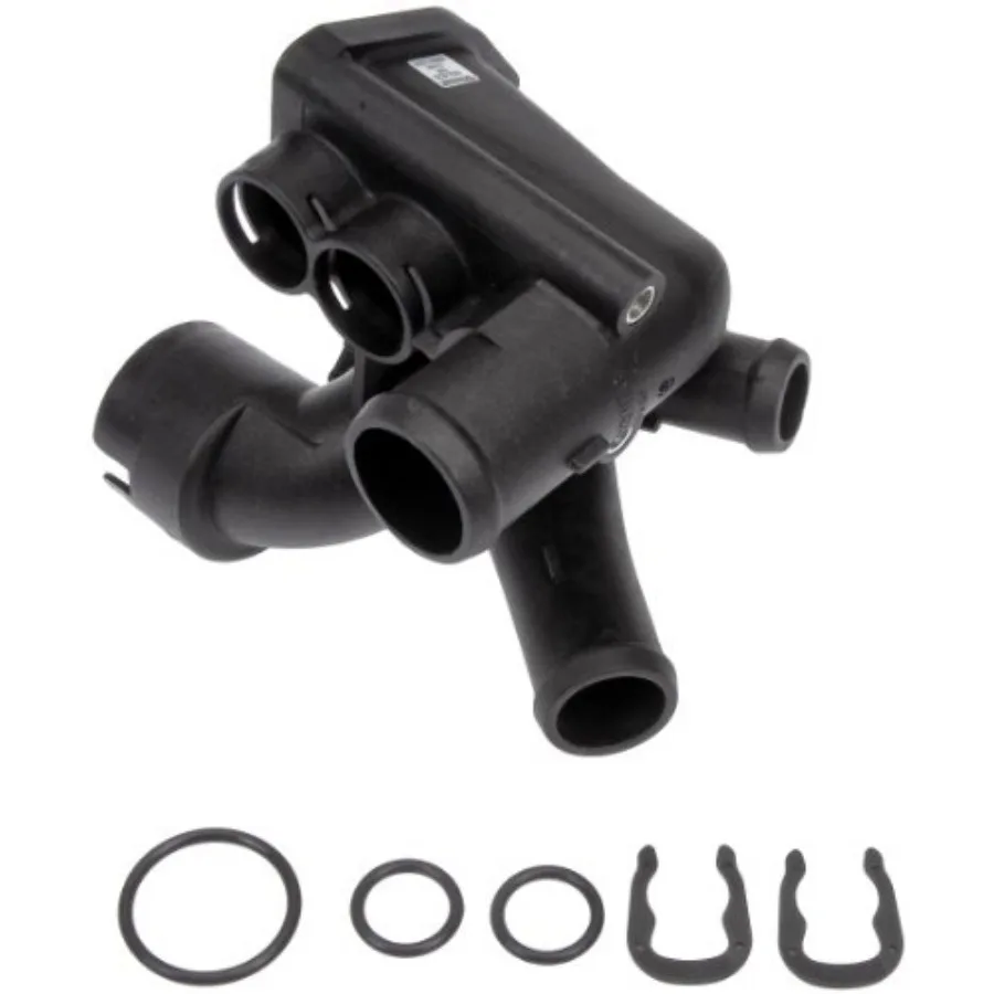 

902-920 Engine Coolant Thermostat Housing Assembly Compatible with Select Audi/ Seat/ Volkswagen Models