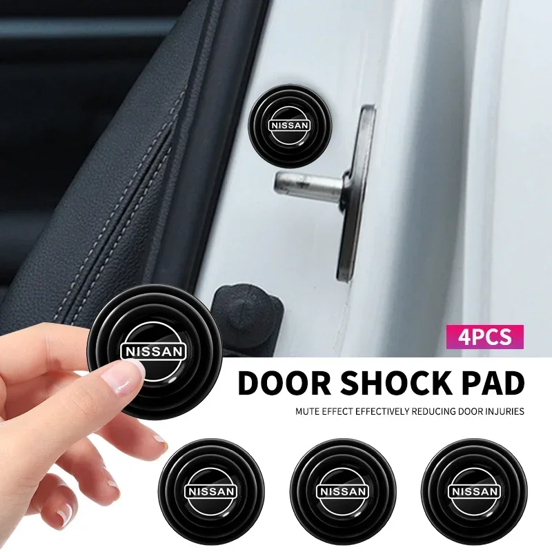 New Car Door Shock Absorber Pads Buffer Bumper Anti-collision Shock Absorbing Gasket For Nissan Tiida Teana Skyline Juke X-trail