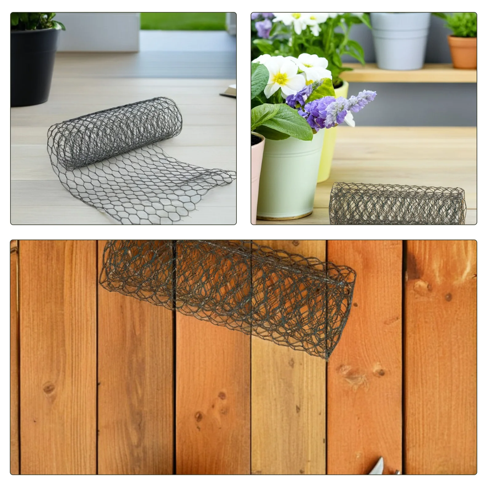 

1 Roll Garden Wire Mesh Flexible Steel Netting for Pet Barriers Yard Fencing Chicken Coop Runs Floral Wire Craft Supplies