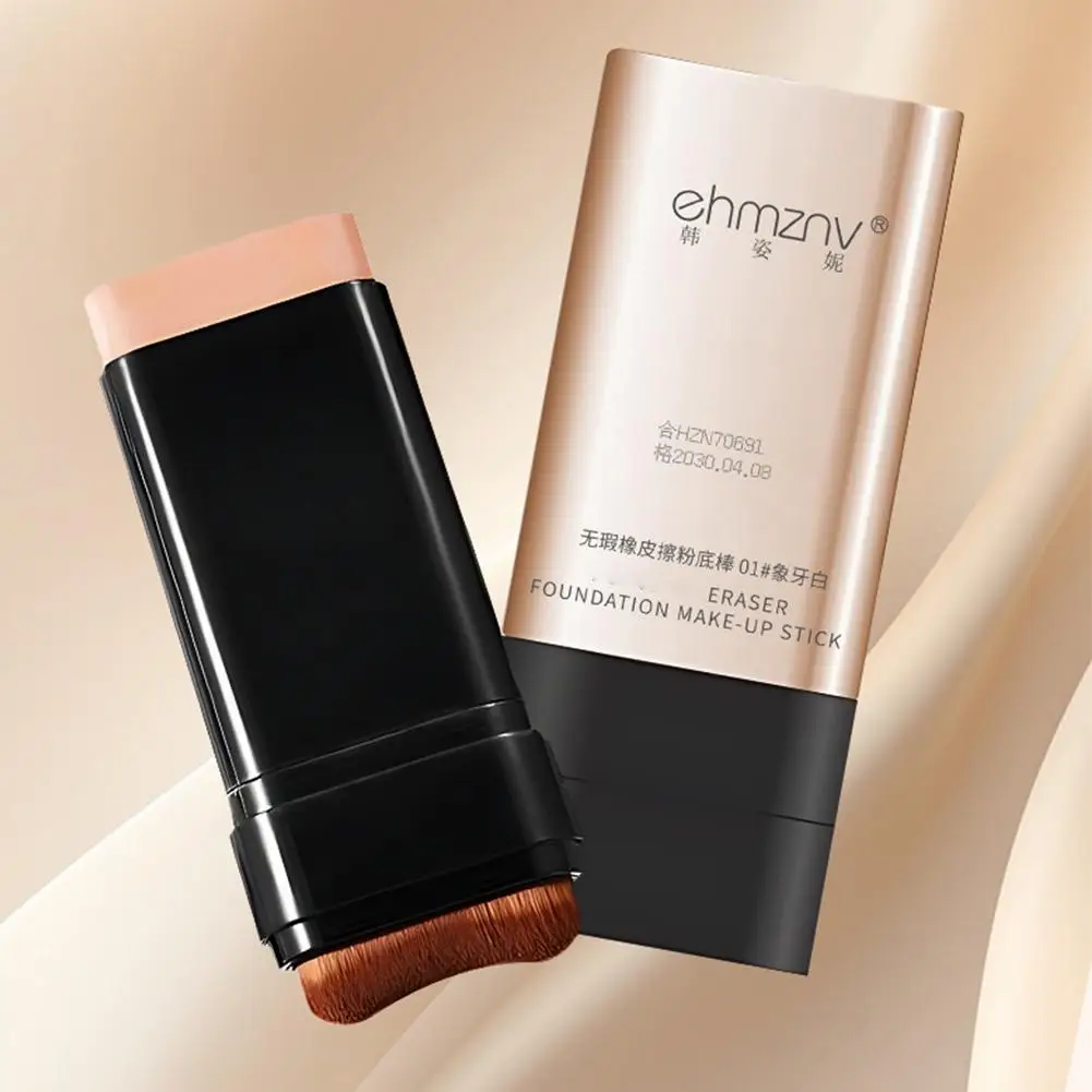 Foundation Eraser, Stick Concealer, Water, Moist Light Brightening, Natural Color Foundation Covers Acne, Dark Under-eye Makeup