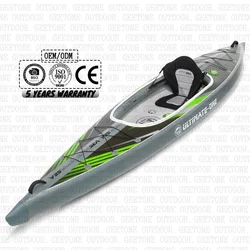 Outdoor Hot Selling Full Drop Stitch Kayak 2 Person Inflatable Double Kayak For Sale
