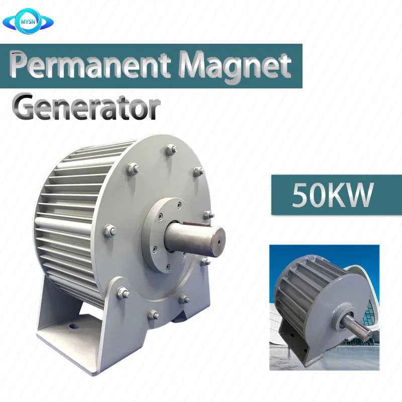 

PMG 50000w Wind Turbine Generator 220v 380v 300Rpm AC Power Magnetic Dynamo Water Turbine Hydro Alternator Free Energy