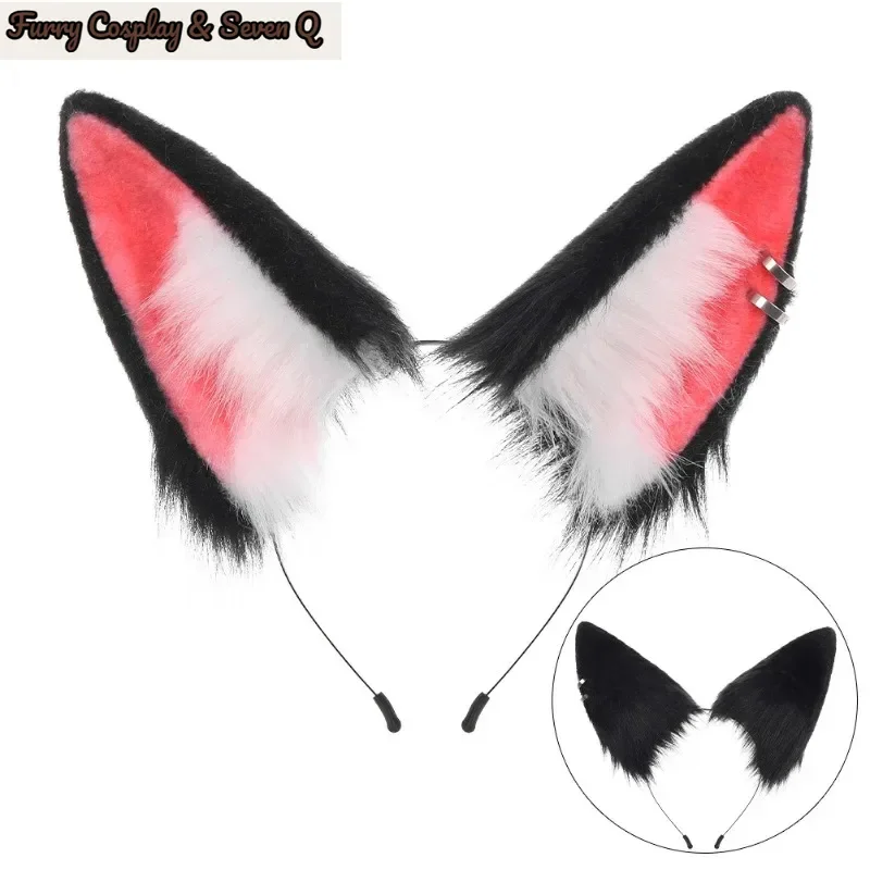Archi Handwork Game Anime Zenless Zone Zero Komano Manato Dog Ear Headwear Tail Furry Fursuit Wolf Ears Headband Cosplay Props