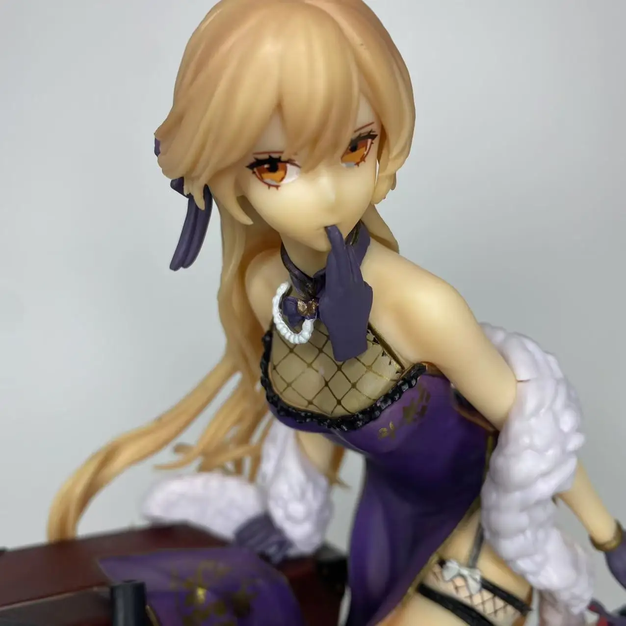 الفتيات فرونت لاين OTS-14 الأرجواني المطر القلب برأسين نحت أنيمي الفتيات اليدوية نموذج الحلي