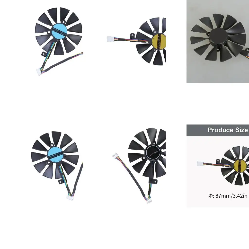 

87CM Graphics Card Fan 4/6/7Pin For FDC10U12S9-C 2070 Ensures Optimaled Cooling A4WF