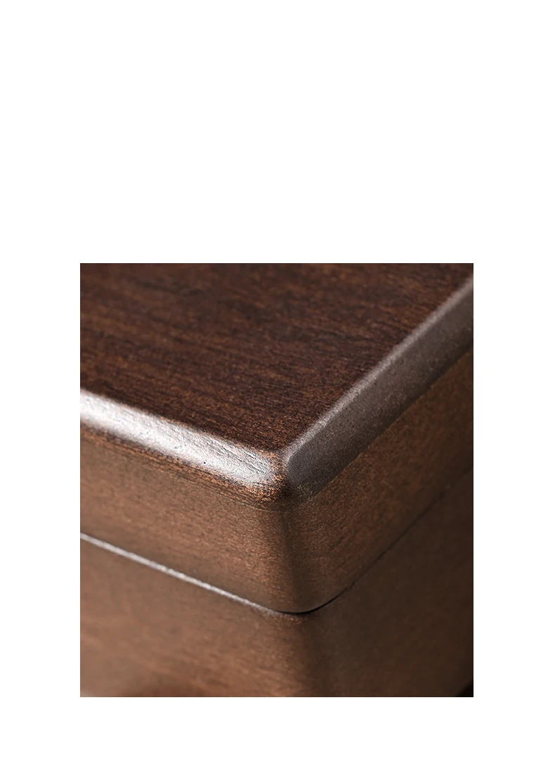 Oirlv Hochwertige Massivholz-Ringaufbewahrungsbox Tragbarer Schmuck-Organizer Ring-Präsentationsbox Festliche Hochzeitsgeschenkbox Vitrine – Detail 2