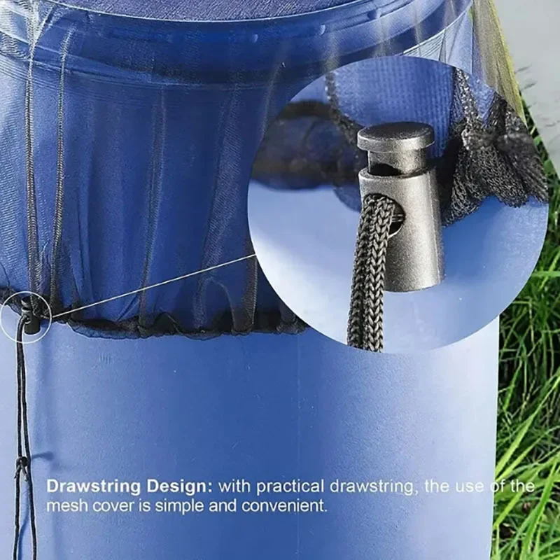 1 pc adjustable mesh rain barrel with leaf filter, gardening supplies
