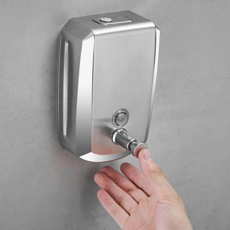 Liquid Soap Dispensers Antique Bronze Stainless Steel Kitchen Hardware Hand Press Metal Pump Lotion Bottle Bathroom Accessories