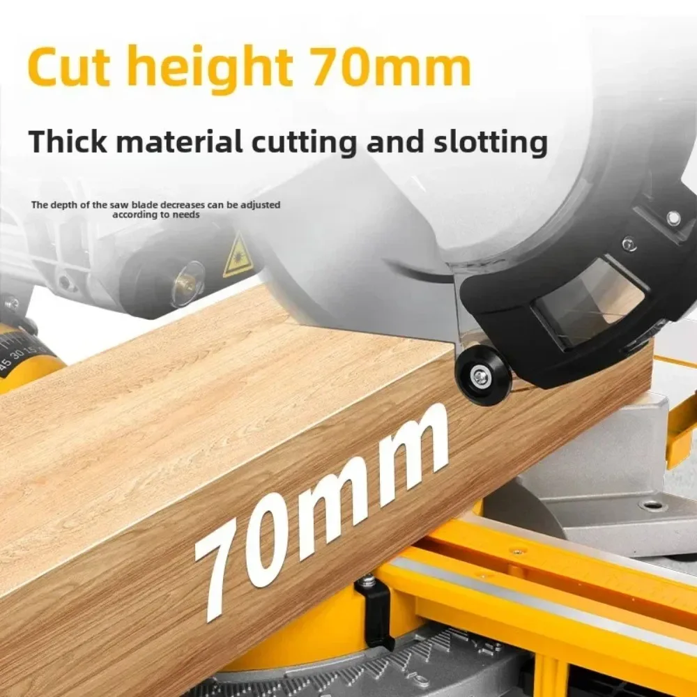 8 inch tie rod saw aluminum machine push-pull woodworking cutting machine tie rod boundary aluminum machine miter saw decoration