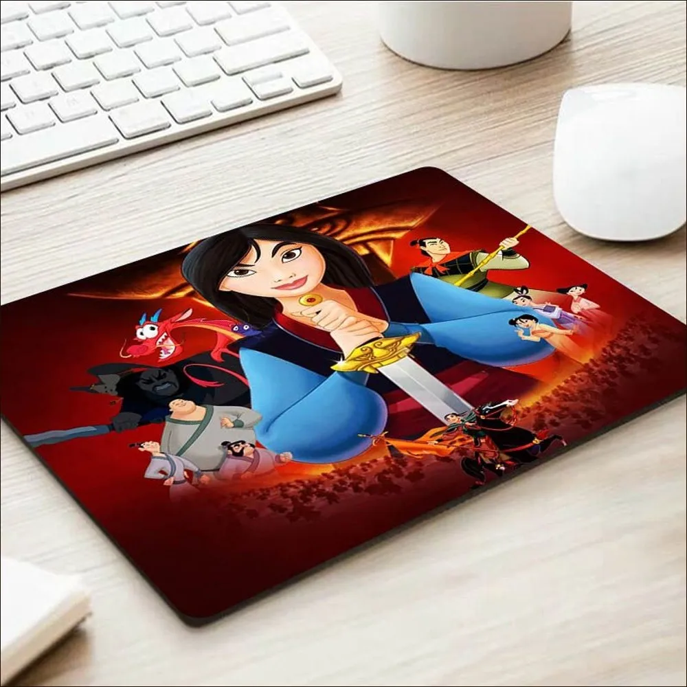 لوحة ماوس ديزني برينسيس مولان لوحة ماوس ألعاب كبيرة جميلة مقاس L XL XXL مقاس لوحة مفاتيح الألعاب للاعبين #2