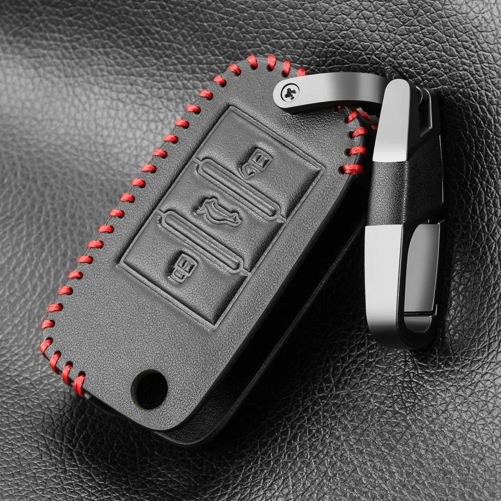 Leather Car Key Cov…