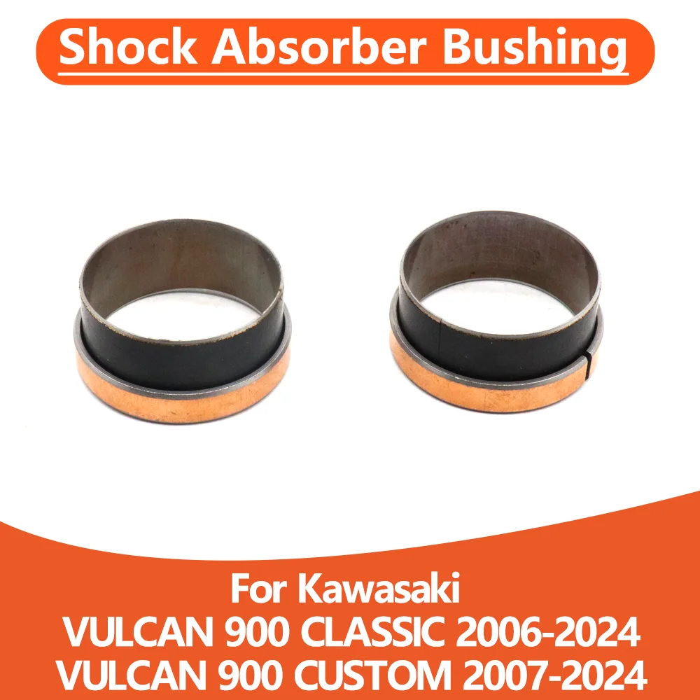 

Front Fork Bushings External Guide Rails Shock Absorb Up Set For Kawasaki VULCAN 900 CLASSIC CUSTOM 2006 2007 2008 2009 10-24