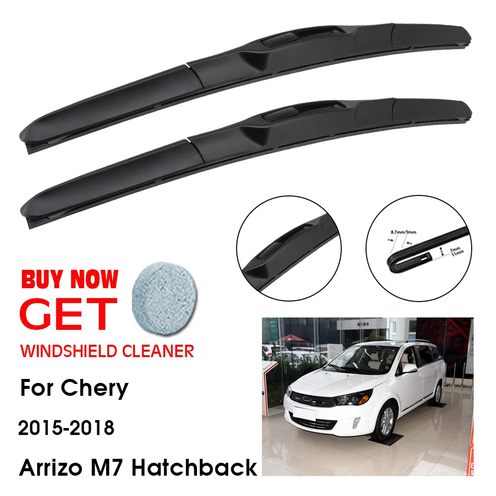 

Car Wiper For Chery Arrizo M7 Hatchback 22"+18" 2015-2018 Front Window Washer Windscreen Windshield Wipers Blades Accessories