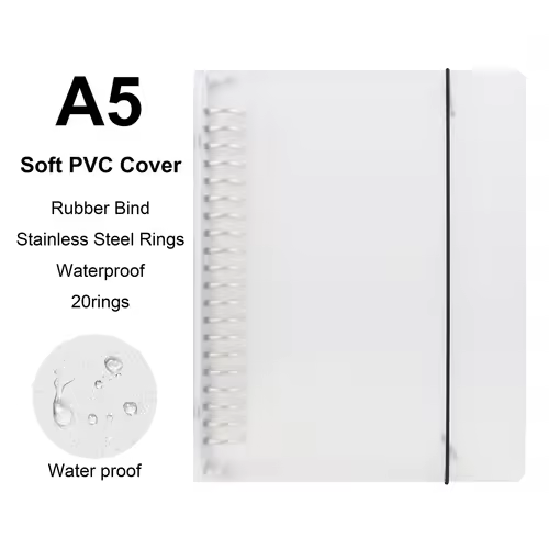 A4/B5/A5 Loose Leaf Refill Binder Notebook Blank/Line/Grid/Cornell Replacable Metal Ring Office&School Supplies Stationery - Image 13