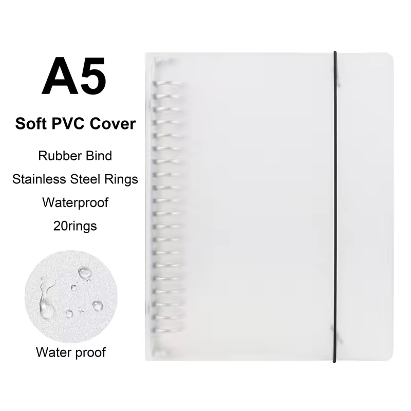 A4/B5/A5 Loose Leaf Refill Binder Notebook Blank/Line/Grid/Cornell Replacable Metal Ring Office&School Supplies Stationery - Image 13