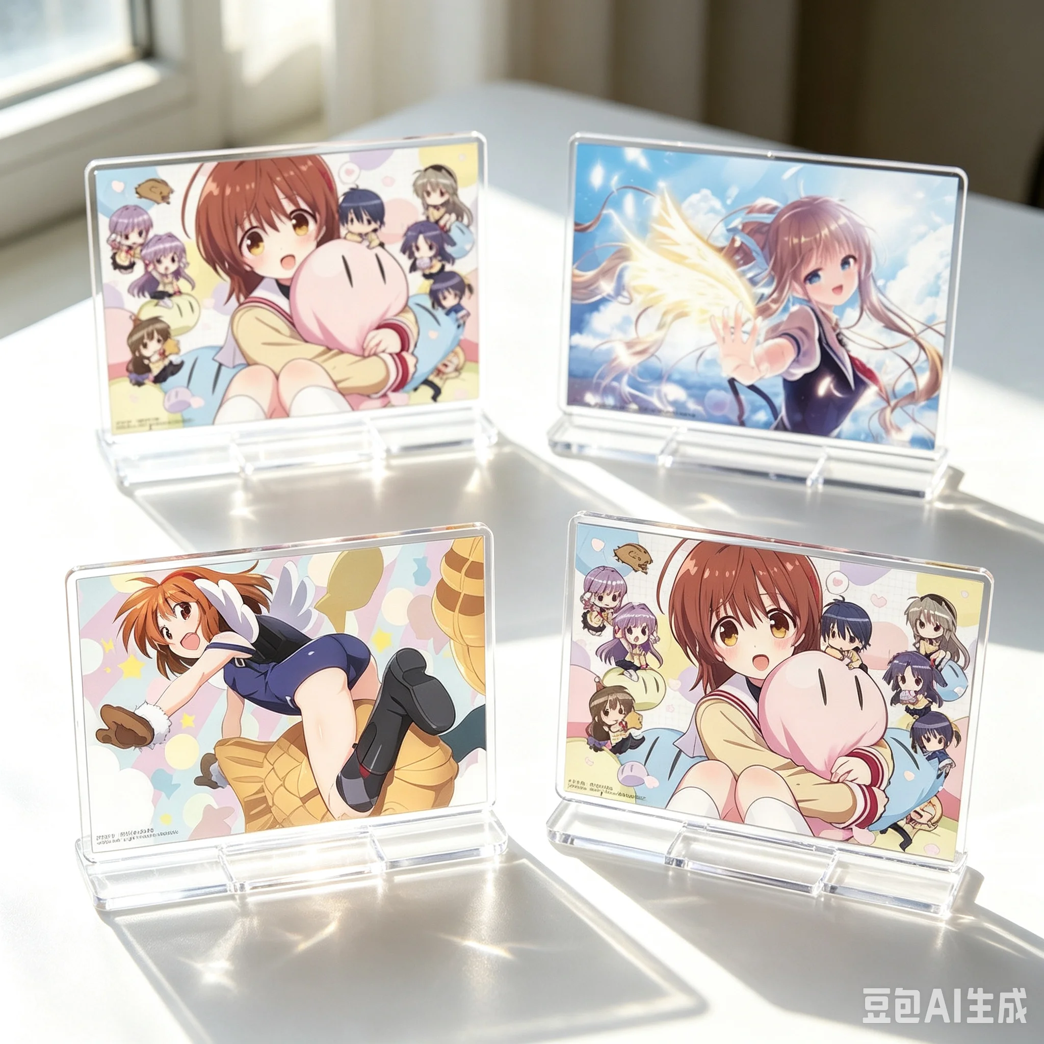 Llavero de acrílico de 15 cm con diseño de Kaginado, modelo de anime, decor