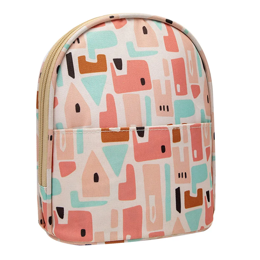 

Insulated Bottle Bag Baby Care Pink Polyester Pouch For Shopping Travel Camping Long Lasting Fresh Storage Sack Mother Gift