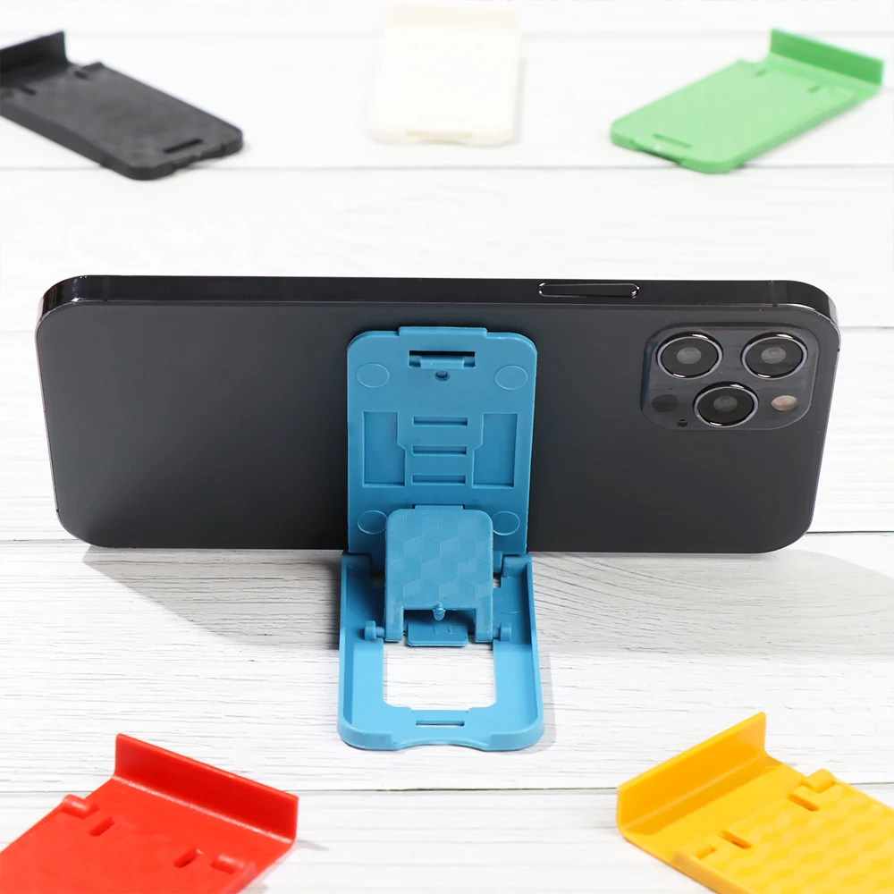Mini Phone Holder Folding Bracket Universal Mount Stand Adjustable Cellphone Tablet Cellphone Stand Convenience Eco-friendly PT