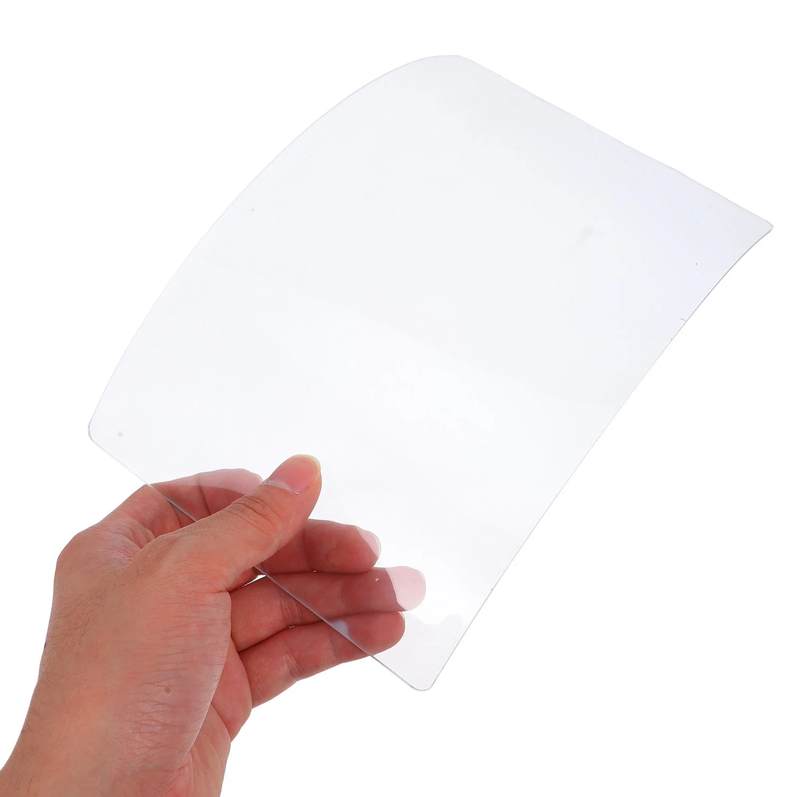 

2Pcs Sandblasting Hood Lens Replacement 4Mm High Transparency Protective Outer Lens for Industrial Grinding Shield Clear