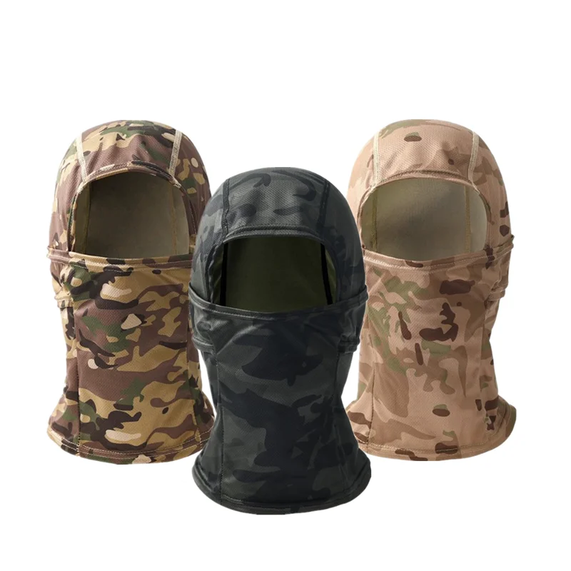 Camouflage Balaclava Full Face Mask Ski Cycling Hunting Head Neck Cover Helmet Liner Cap Multicam Men Scarf