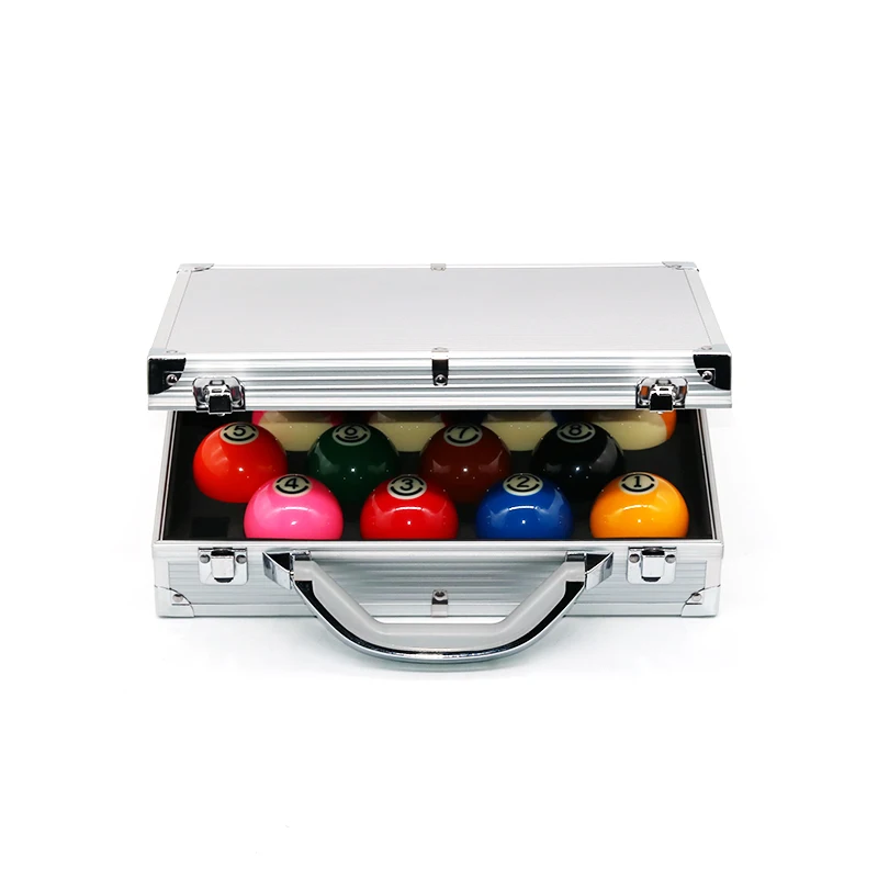 Superior 8A Quality 2-1/4inch TV-pro Billiard Pool Ball with Aluminium Suitcase Kit