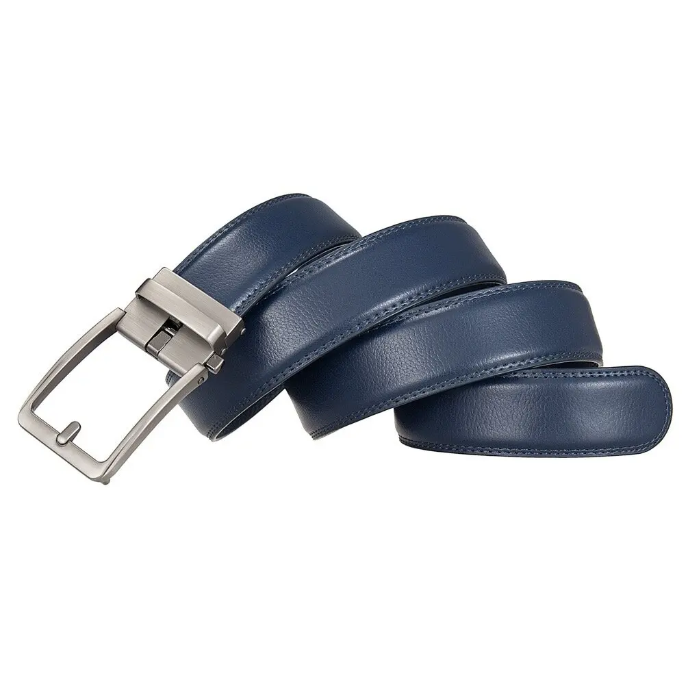 9 Colors High Quality Genuine Leather Click Belts for Men Luxury Brand Designer Automatic Buckle Men's Jeans Waist Male Strap