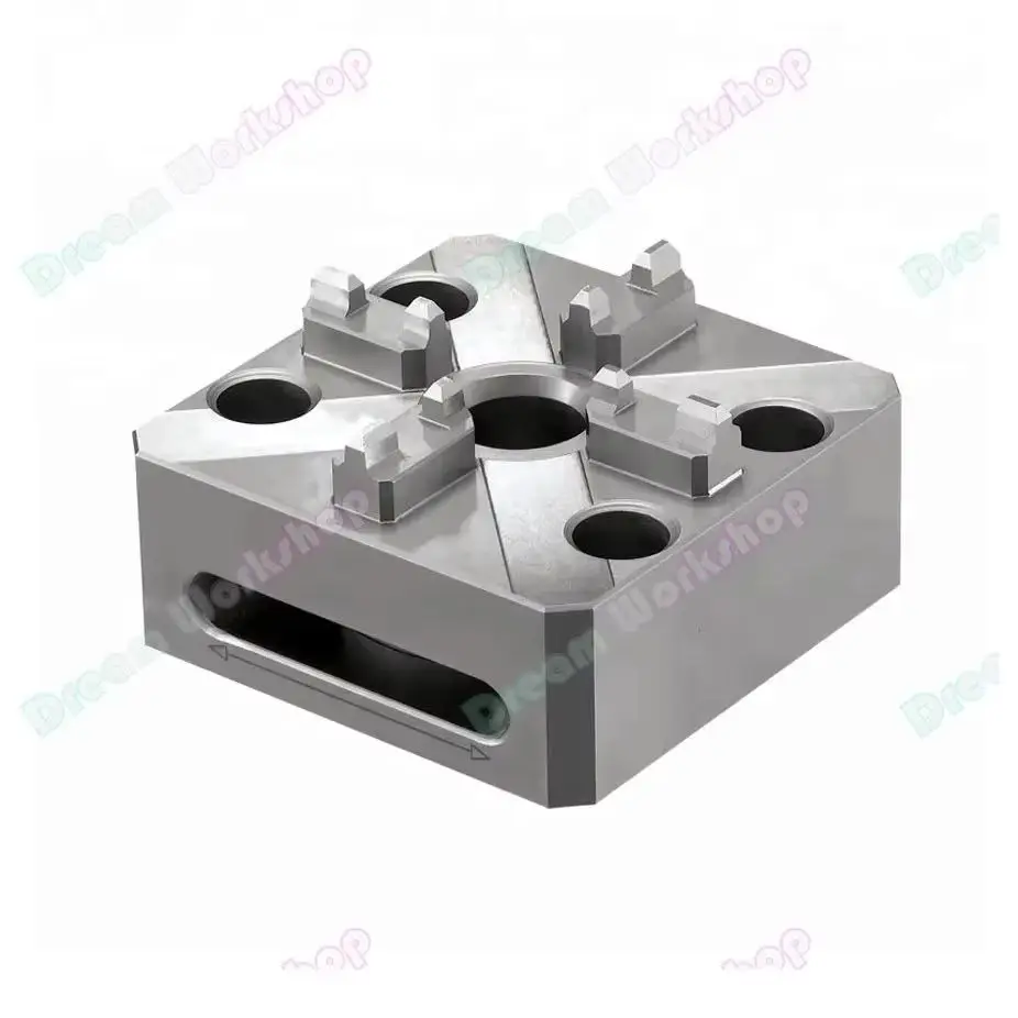 

Precision CNC Carving Small Copper Male Manual Chuck, Square Electrode Holder for EDM Spark Machines, ER Interface, D56-60mm