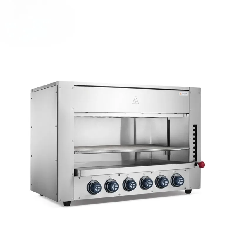 

Commercial Kitchen Table Top Infrared Ray Gas Salamander Oven for Meat and Sandwich