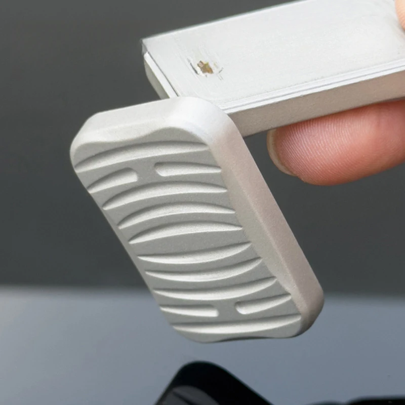 EDC 불안 완화 자기 푸시 카드 Fidget 기계식 슬라이더 푸시 플레이트 동전 금속 스트레스 릴리프 장난감 Antistress 성인