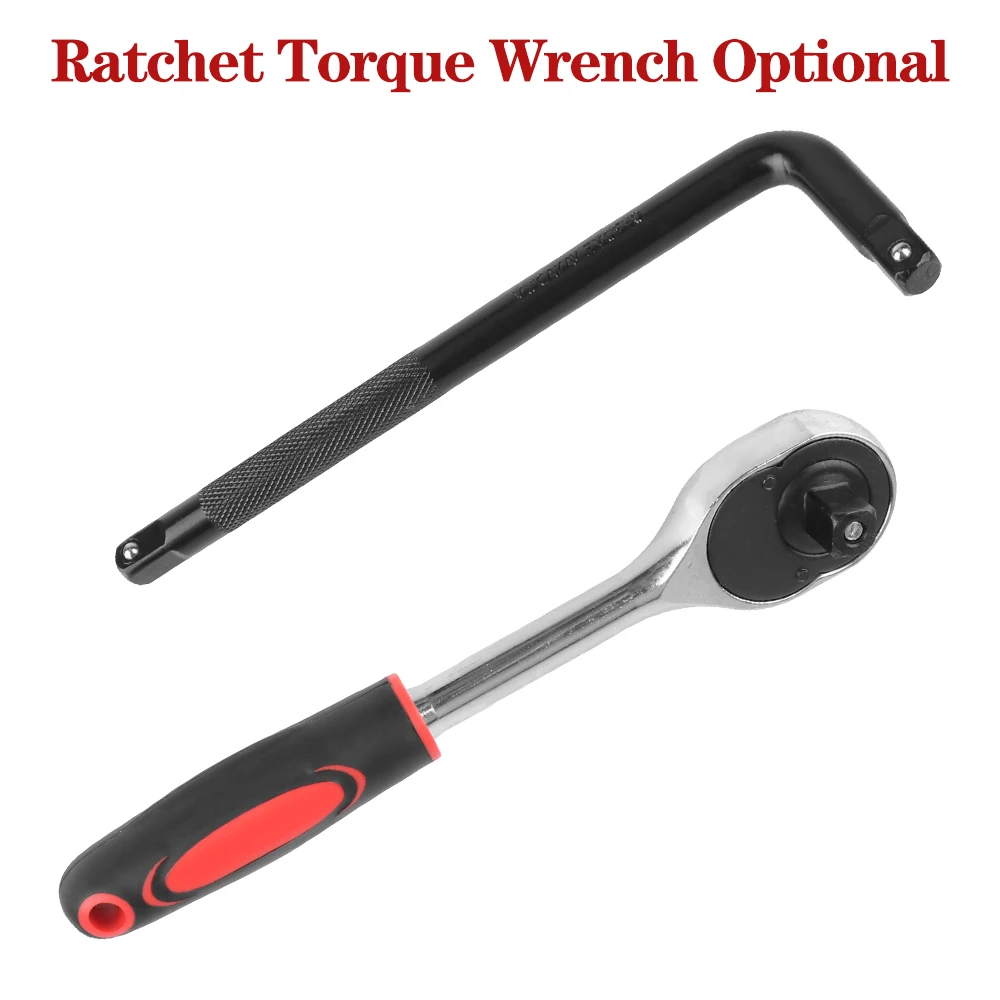 10/14/20 pçs ferramentas de remoção ferramentas de reparo do carro 38mm/78mm comprimento extensor 1/2 Polegada unidade catraca torque soquete conjunto soquete hexagonal
