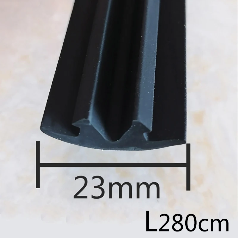 Car Roof Bar Sealing Rubber Strip Wide Range Of Use Reduce Noise And Wind Resistance Strong Durable Available For Thule Top Rod