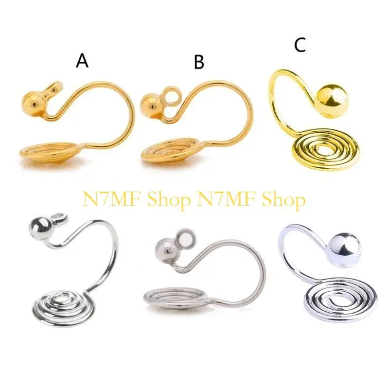 

N7MF Преобразователи для клипс для сережек, сменные зажимы для сережек, безопасные для шпилек