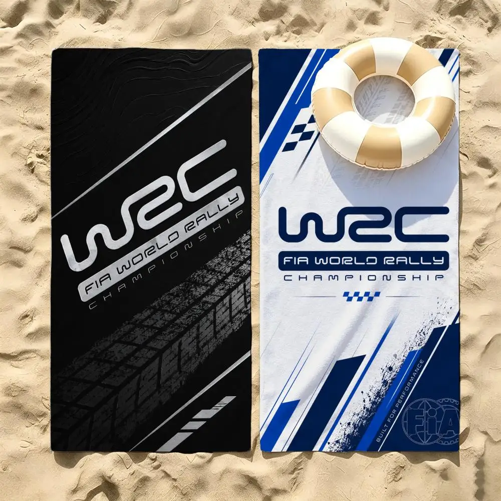 FIA World Rally Championship Towel Microfiber Beach Towel Quick Dry Absorbent Soft for Swimming Yoga Resort Travel Camping