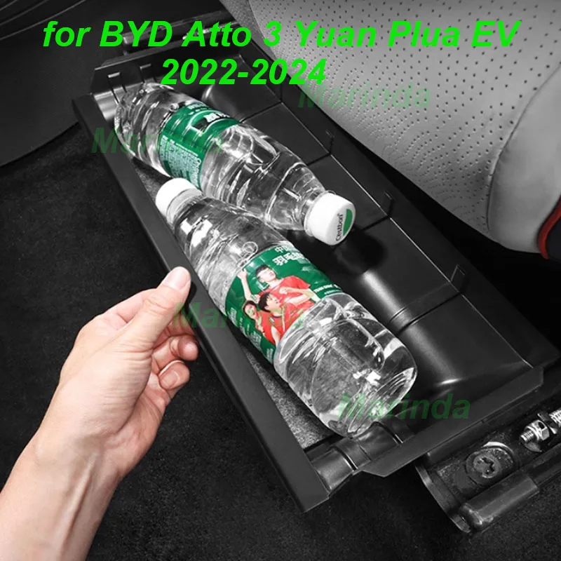 

Car Front Row Under Seat Storage Box for BYD Yuan Plus Atto 3 EV 2022-2024 Expansion Storage Box Interior Accessories