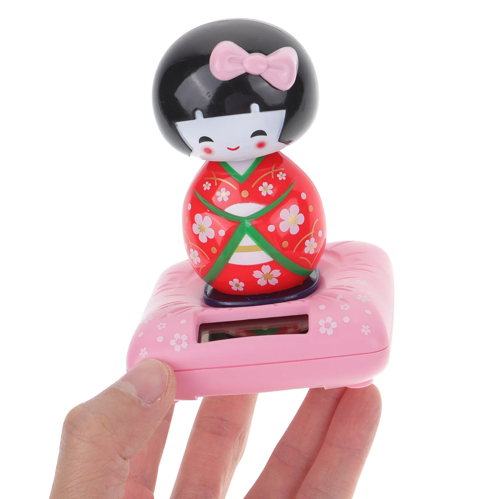 Kimono Gift Car Interior Decor Ornament Accessories Maiko Decoration Toy Solar Powered Baby