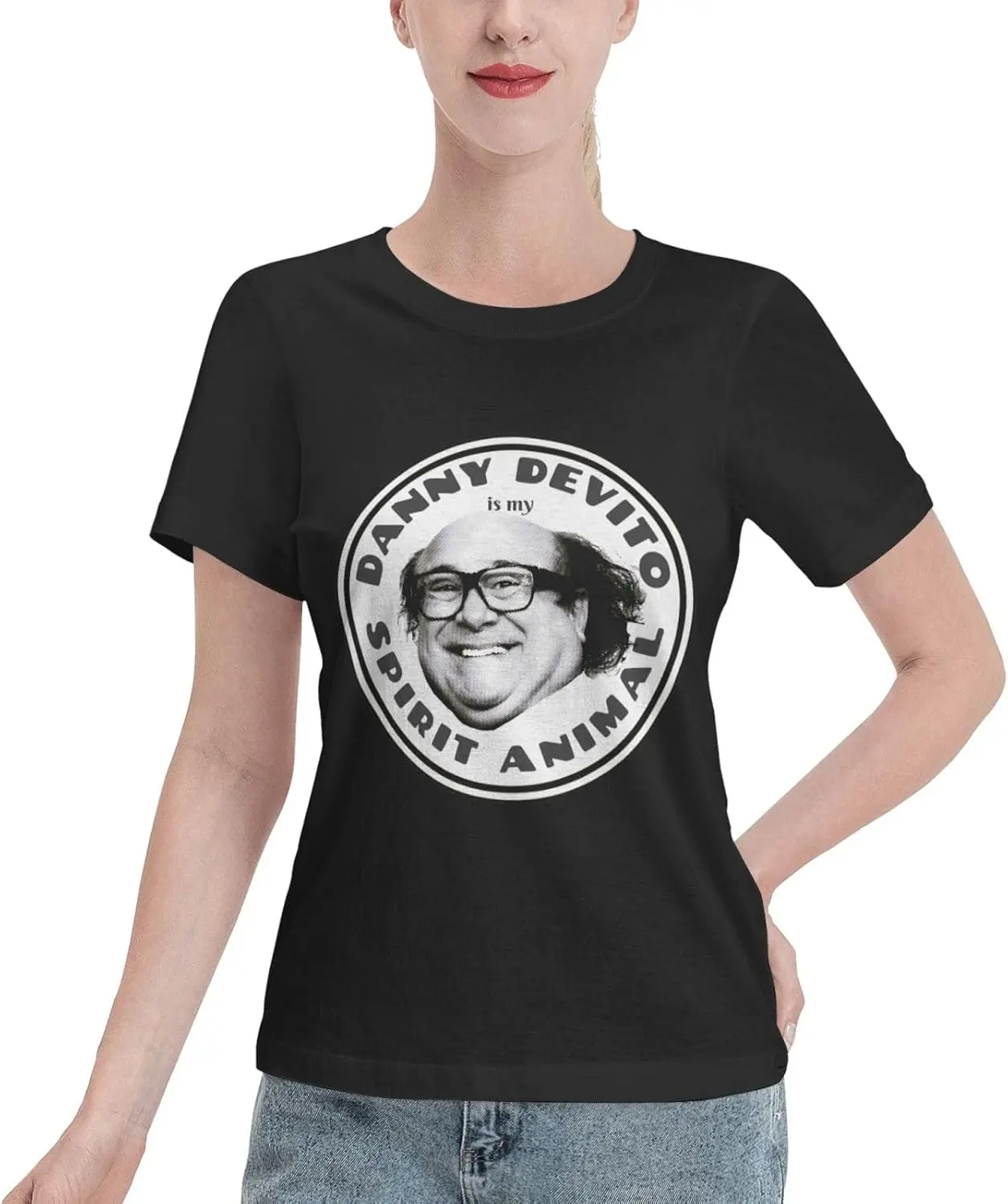 Danny Devito T Shirt Women'S Cotton Loose Crew Neck Tee Sports Short Sleeve Tshirt