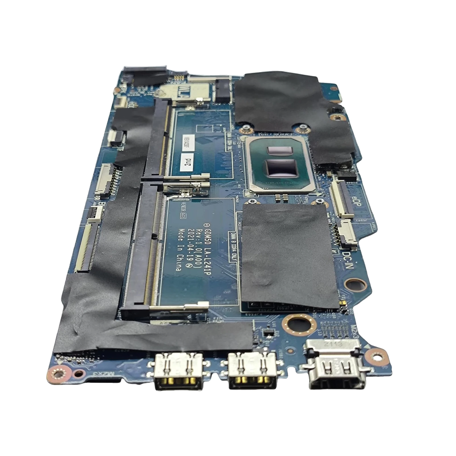 Placa-mãe para laptop GDM50 LA-L241P para Dell Inspiron 15 3511 Placa de sistema processador i3-1125G4 0FFWCW FFWCW