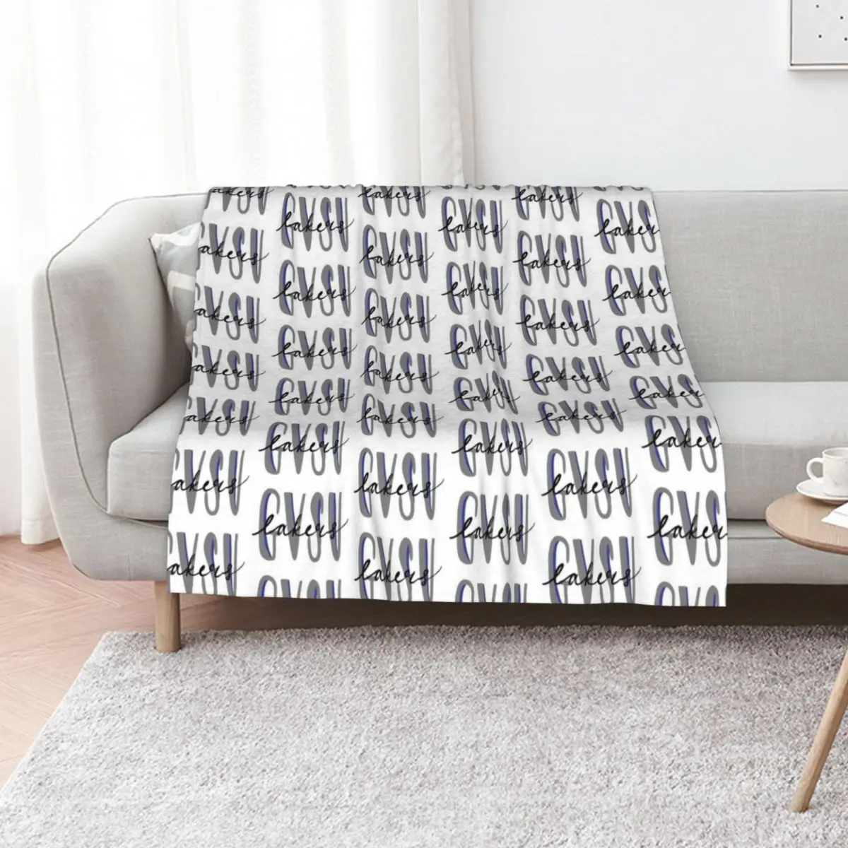 GVSU- Grand Valley Throw Blanket Sofa Throw Blankets For Bed Sofa Quilt Decorative Throw for babies warm winter Blankets