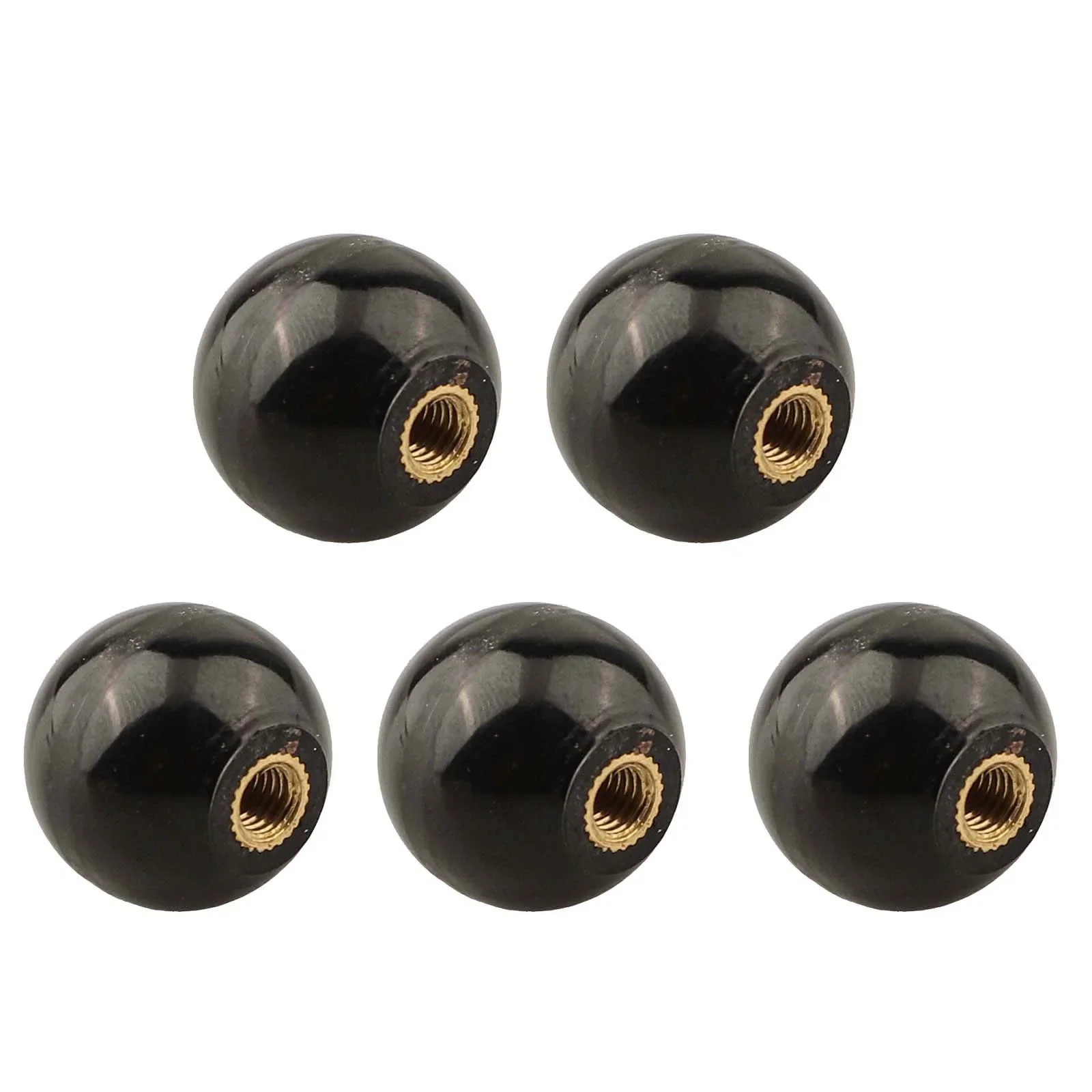 Black Bakelite Knob Bakelite Lever Knob Easy Installation Excellent Insulation Female Thread Copper Nut Good Quality Bakelite