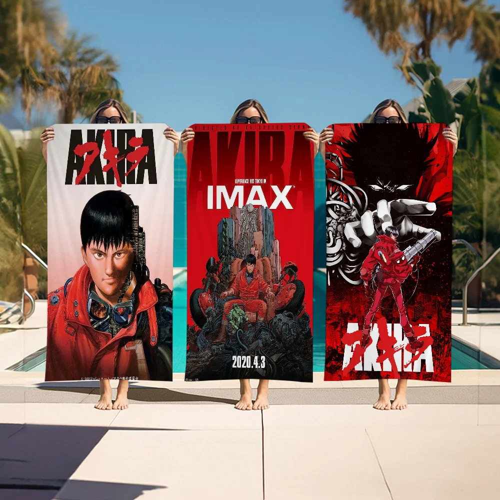 Anime Akira Big Microfiber Beach Towels Quick Dry Towel Sand Beach Towels Pool Towel for Travel Swim Pool Yoga