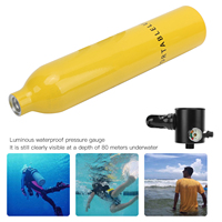 DIDEEP 0.5L  Oxygen Cylinder Underwater Breather for Diving with Diving Regulator Diving Oxygen  Diving Oxygen Cylinder