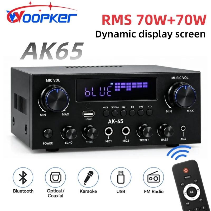 woopker-ak65-2-channel-stereo-amplifier-70w-70w-bluetooth-amp-with-dynamic-led-display-dual-mic-karaoke-control-for-home-audio