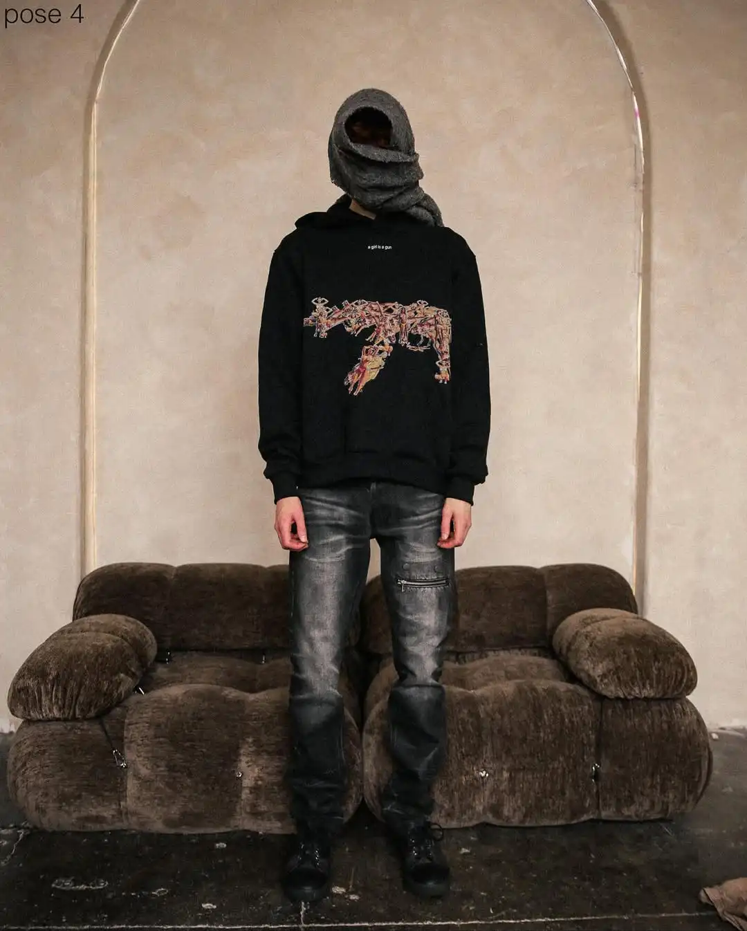 เสื้อสเวตเชิ้ตโอเวอร์ไซส์สไตล์ลำลองยอดนิยมจากยุโรปและอเมริกาสำหรับคู่รัก เสื้อพูลโอเวอร์แนวสปอร์ตมินิมอลแบบใหม่ เสื้อแจ็คเก็ตพังก์