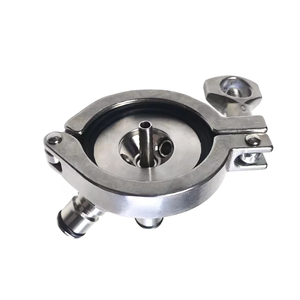 KegLand Ball Lock Tapping Head to 2 Inch Tri-Clover (Commercial Keg Adaptor)