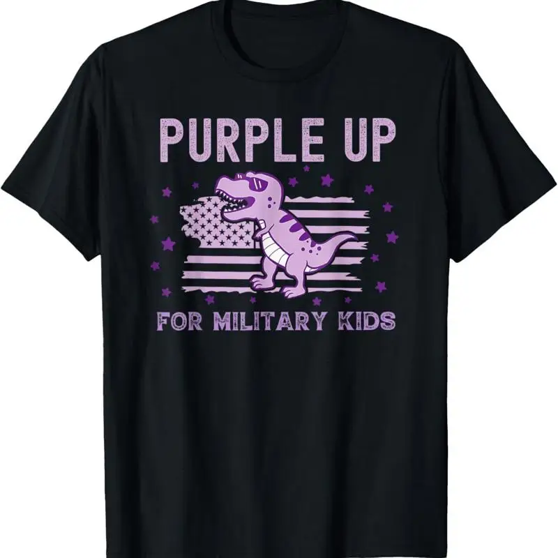 

Purple Up For Military Kids Child Month T Shirt